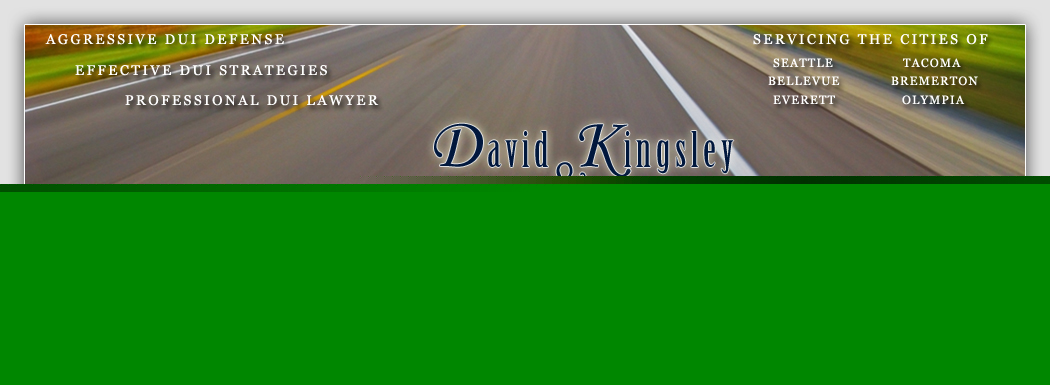 Seattle DUI attorney banner